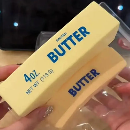 Butter Squishy Stick Fidget Toy | Soft Slow-Rising Stress Relief Squeeze Toy | Realistic Food Squishy Butter Squishy Stick — Super Soft Slow-Rising Fidget Toy | Realistic Food Squeeze Toy for Stress Relief
