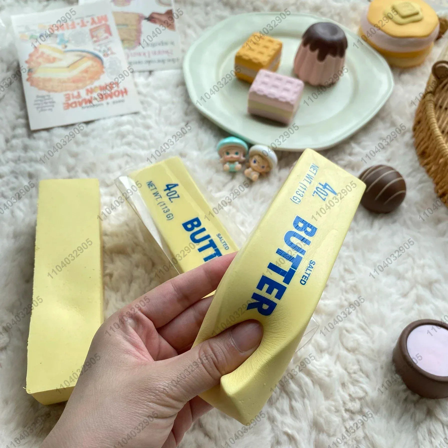 Butter Stick Slow Rising Squishy Toy | Hyper-Realistic TPE Stress Relief Squish Butter Stick Slow Rising Squishy Toy | Hyper-Realistic TPE Stress Relief Squish