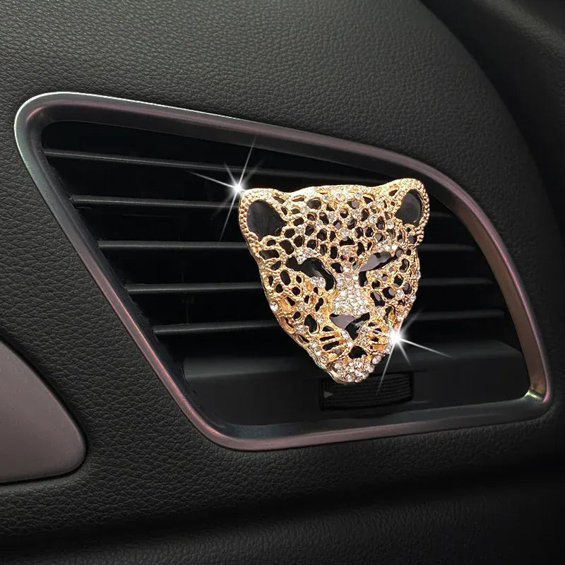 Car Air Purifier Interior Decoration Aromatic Diffuser Vent Clip Diamond Leopard Solid Perfume Flashing CarAccessoriesCarPendant Car Air Purifier Interior Decoration Aromatic Diffuser Vent Clip Diamond Leopard Solid Perfume Flashing CarAccessoriesCarPendant