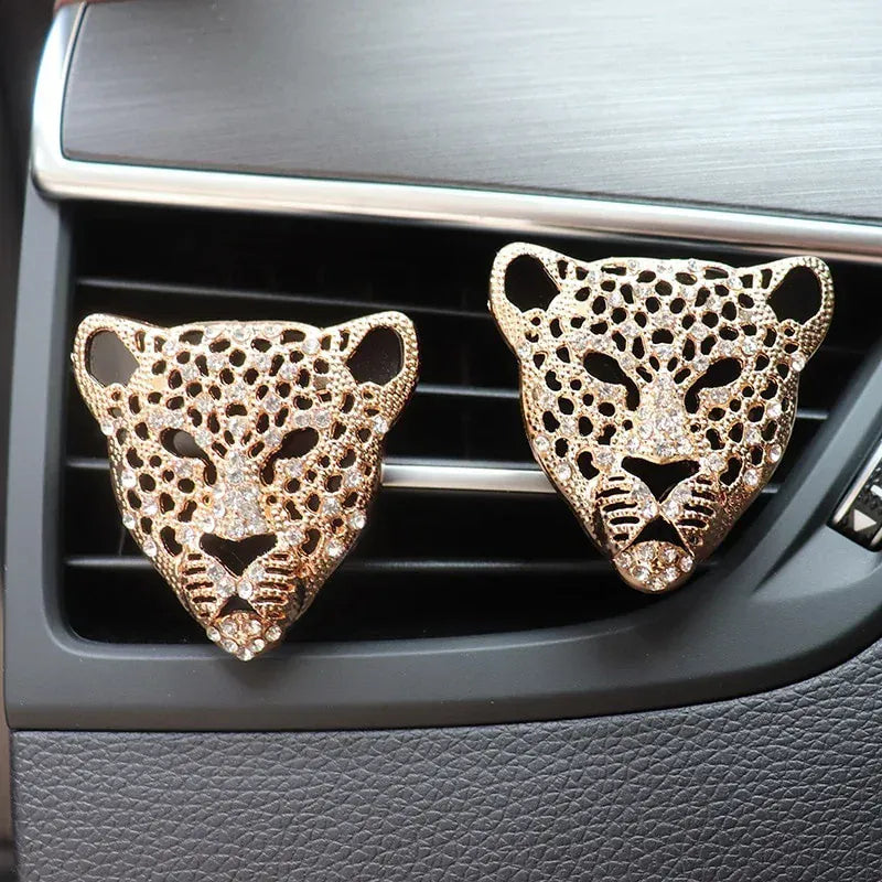 Car Air Purifier Interior Decoration Aromatic Diffuser Vent Clip Diamond Leopard Solid Perfume Flashing CarAccessoriesCarPendant Car Air Purifier Interior Decoration Aromatic Diffuser Vent Clip Diamond Leopard Solid Perfume Flashing CarAccessoriesCarPendant