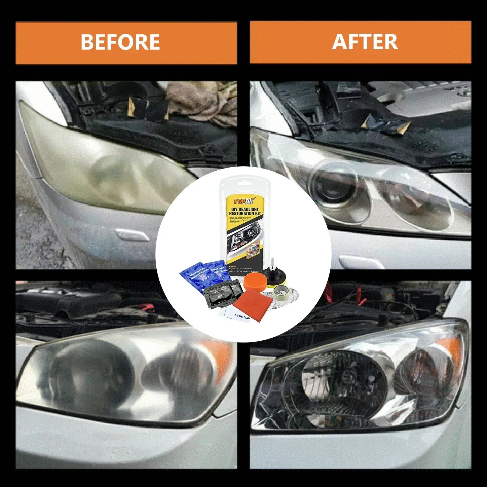 Car Headlight Restoration Kit Car Headlight Restoration Kit