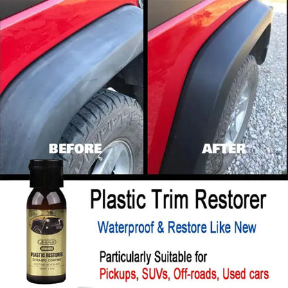 Car Plastic Restorer Ceramic Coating 2-3 Years Long-Lasting Protect Repair Whitening Black Shine Plastic Trim & Rubber Care Car Plastic Restorer Ceramic Coating 2-3 Years Long-Lasting Protect Repair Whitening Black Shine Plastic Trim & Rubber Care