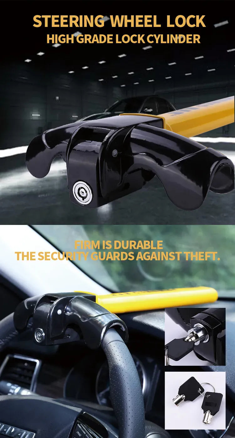 Car Steering Wheel Lock Heavy Duty Stainless Car Steering Wheel Lock Heavy Duty Stainless