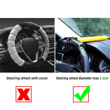 Car Steering Wheel Lock Heavy Duty Stainless Car Steering Wheel Lock Heavy Duty Stainless