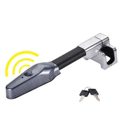 Car Steering Wheel Lock with 130dB Alarm | Heavy-Duty Steel Anti-Theft Security Device Car Steering Wheel Lock with 130dB Alarm – Heavy-Duty Steel Anti-Theft Security Device