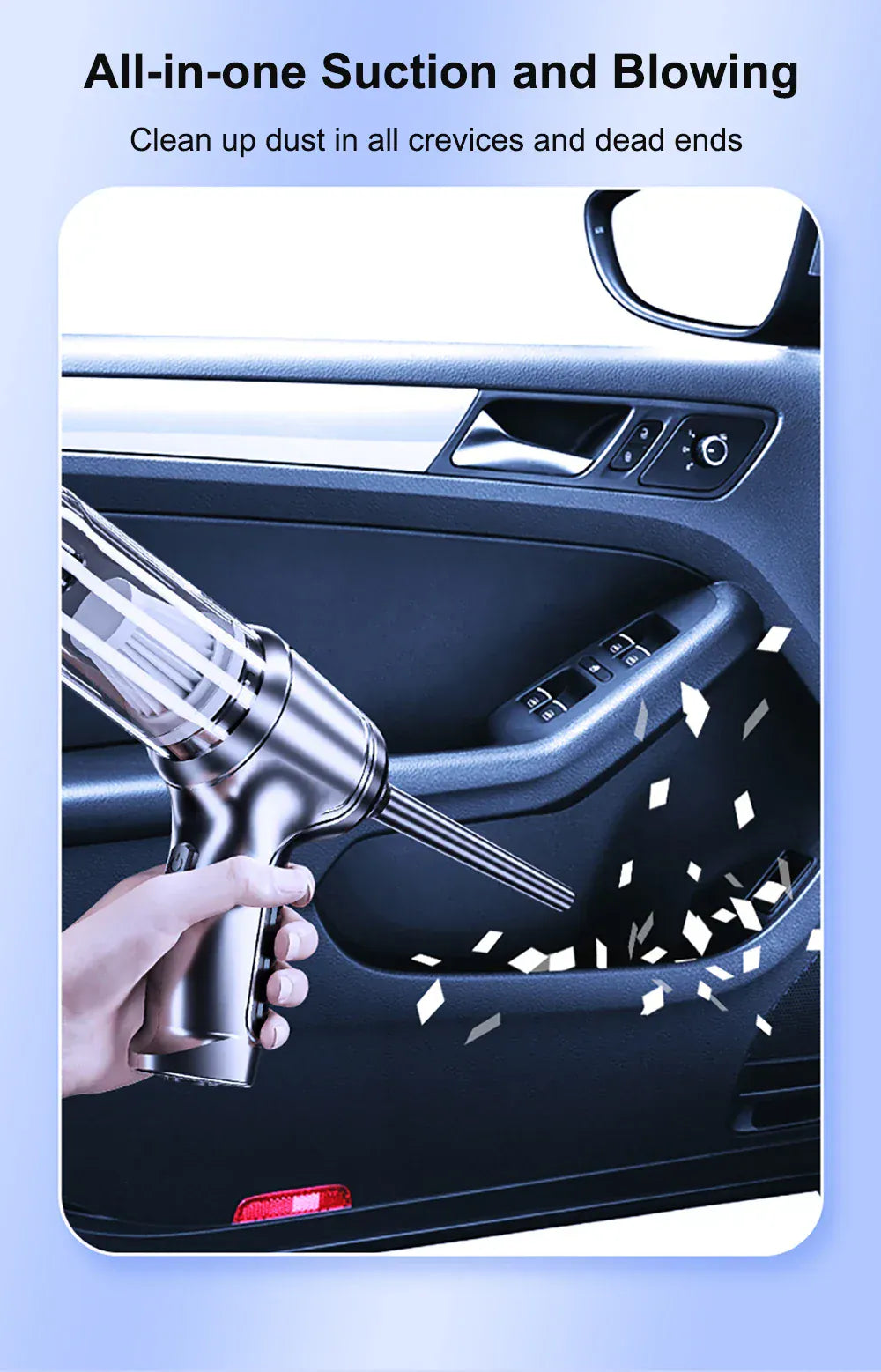 Car Vacuum Cleaner 95000PA High Power Wireless Handheld Vacuum Cleaner Cordless Powerful Hand Vacuum Cleaner Blower for Car Home Car Vacuum Cleaner 95000PA High Power Wireless Handheld Vacuum Cleaner Cordless Powerful Hand Vacuum Cleaner Blower for Car Home