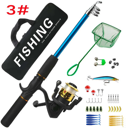 Carbon Fiber Fishing Rod Reel Set Long-Range Sea Shore Kit – Wahooly Carbon Fiber Fishing Rod & Reel Set – Long-Range Sea & Shore Fishing Kit