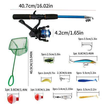 Carbon Fiber Fishing Rod Reel Set Long-Range Sea Shore Kit – Wahooly Carbon Fiber Fishing Rod & Reel Set – Long-Range Sea & Shore Fishing Kit