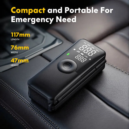 CARSUN Cordless Tire Inflator – Digital Rechargeable Air Compressor | Wahooly CARSUN Cordless Tire Inflator – Digital Rechargeable Air Compressor for Cars, Bikes & More