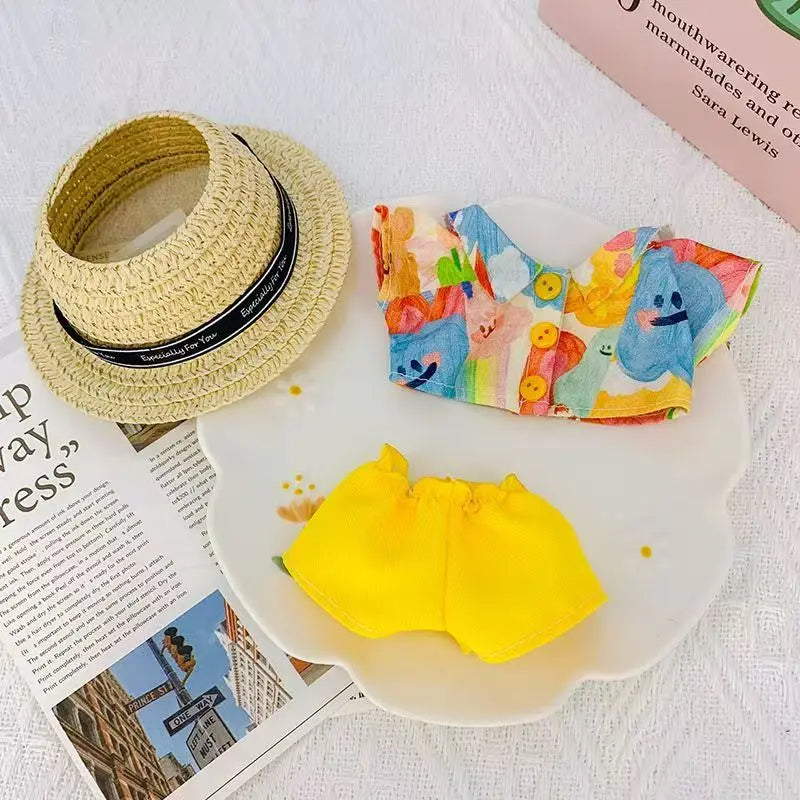 Cartoon Labubu Clothes Cute Minions Wukong Outfit Mini Vinyl Doll Clothing Sets Kawaii Doll Accessories Gifts Original design Cartoon Labubu Clothes Cute Minions Wukong Outfit Mini Vinyl Doll Clothing Sets Kawaii Doll Accessories Gifts Original design