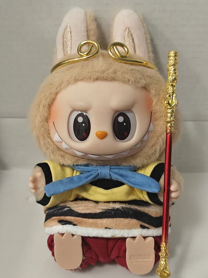 Cartoon Labubu Clothes Cute Minions Wukong Outfit Mini Vinyl Doll Clothing Sets Kawaii Doll Accessories Gifts Original design Cartoon Labubu Clothes Cute Minions Wukong Outfit Mini Vinyl Doll Clothing Sets Kawaii Doll Accessories Gifts Original design