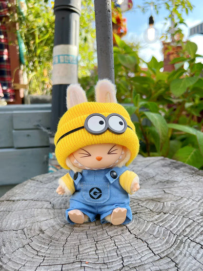 Cartoon Labubu Clothes Cute Minions Wukong Outfit Mini Vinyl Doll Clothing Sets Kawaii Doll Accessories Gifts Original design Cartoon Labubu Clothes Cute Minions Wukong Outfit Mini Vinyl Doll Clothing Sets Kawaii Doll Accessories Gifts Original design