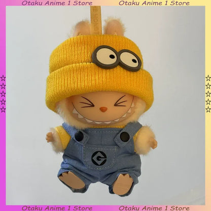 Cartoon Labubu Clothes Cute Minions Wukong Outfit Mini Vinyl Doll Clothing Sets Kawaii Doll Accessories Gifts Original design Cartoon Labubu Clothes Cute Minions Wukong Outfit Mini Vinyl Doll Clothing Sets Kawaii Doll Accessories Gifts Original design