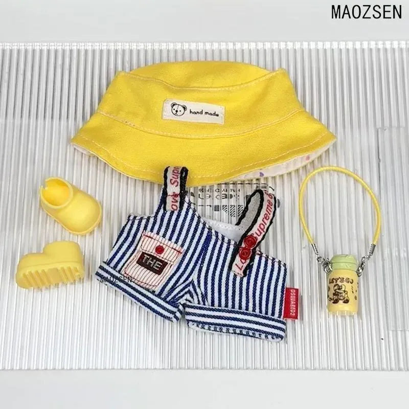 Cartoon Labubu Clothes Cute Minions Wukong Outfit Mini Vinyl Doll Clothing Sets Kawaii Doll Accessories Gifts Original design Cartoon Labubu Clothes Cute Minions Wukong Outfit Mini Vinyl Doll Clothing Sets Kawaii Doll Accessories Gifts Original design