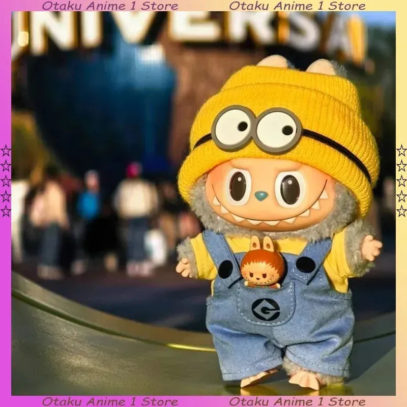 Cartoon Labubu Clothes Cute Minions Wukong Outfit Mini Vinyl Doll Clothing Sets Kawaii Doll Accessories Gifts Original design Cartoon Labubu Clothes Cute Minions Wukong Outfit Mini Vinyl Doll Clothing Sets Kawaii Doll Accessories Gifts Original design