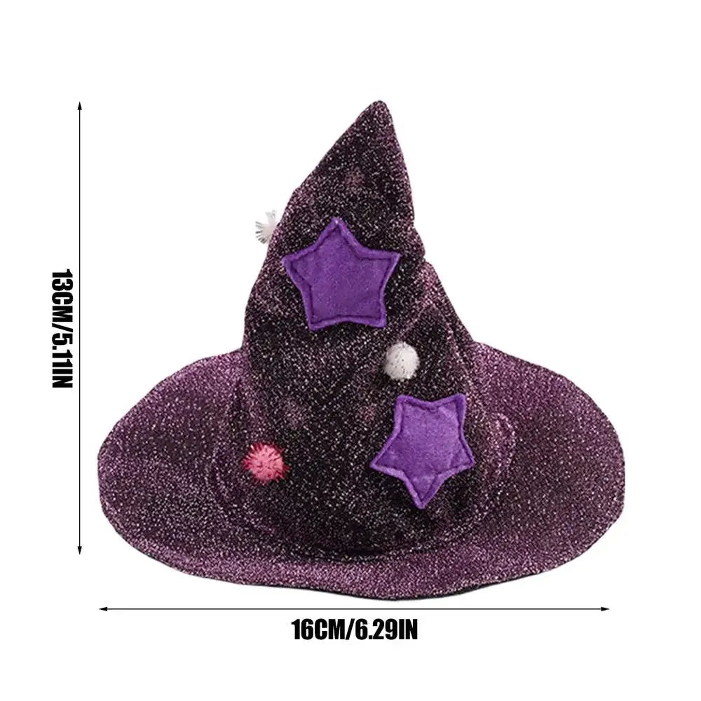 Cat Halloween Costume Comfortable Cat Wizard Outfit Witch Dog Costume Cat Cloak Witch Hat Halloween Dog Cloth For S/M Cats Dogs Cat Halloween Costume Comfortable Cat Wizard Outfit Witch Dog Costume Cat Cloak Witch Hat Halloween Dog Cloth For S/M Cats Dogs