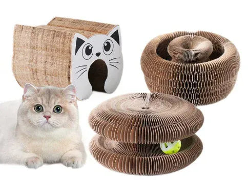 Cat Sisal Flower Scratcher – Wood & Sisal Claw Toy | Furniture Protector | Wahooly Cat Sisal Flower Scratcher – Wood & Sisal Claw Grinding Toy | Furniture Protector