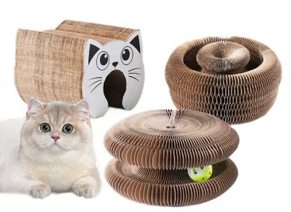 Cat Sisal Flower Scratcher – Wood & Sisal Claw Toy | Furniture Protector | Wahooly Cat Sisal Flower Scratcher – Wood & Sisal Claw Grinding Toy | Furniture Protector