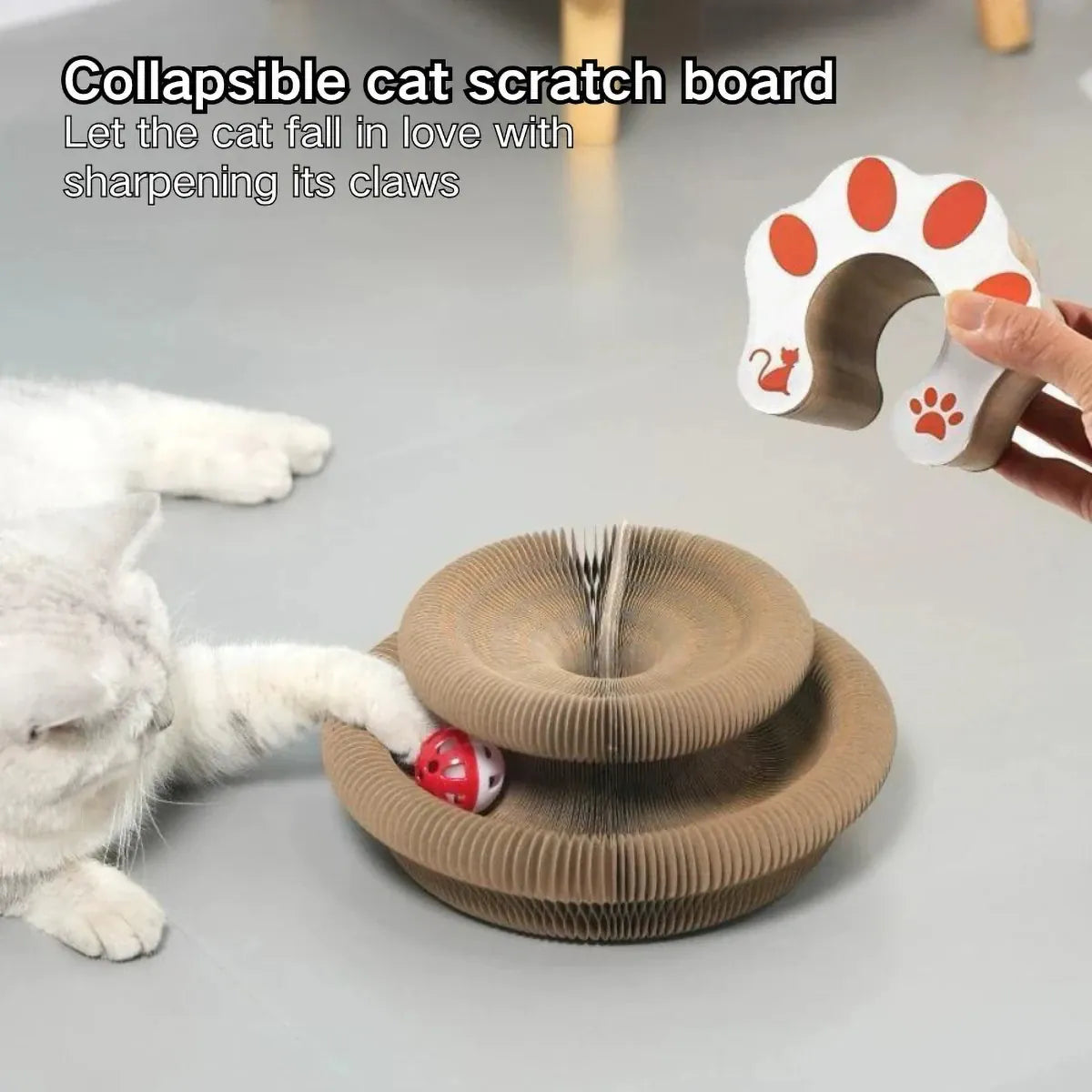 Cat Sisal Flower Scratcher – Wood & Sisal Claw Toy | Furniture Protector | Wahooly Cat Sisal Flower Scratcher – Wood & Sisal Claw Grinding Toy | Furniture Protector