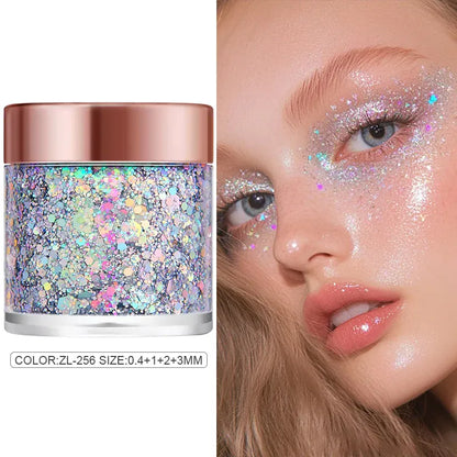 Chameleon Glitter Gel Sequins | Color-Shifting Shimmer for Eyes, Body & Hair Chameleon Glitter Gel Sequins — Color-Shifting Shimmer for Eyes, Body, Hair & Nails