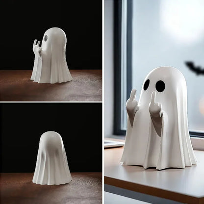 Cheeky Ghost Desktop Sculpture – Funny Spooky Figurine Home Decor Cheeky Ghost Desktop Sculpture – Funny Spooky Home Decor Figurine