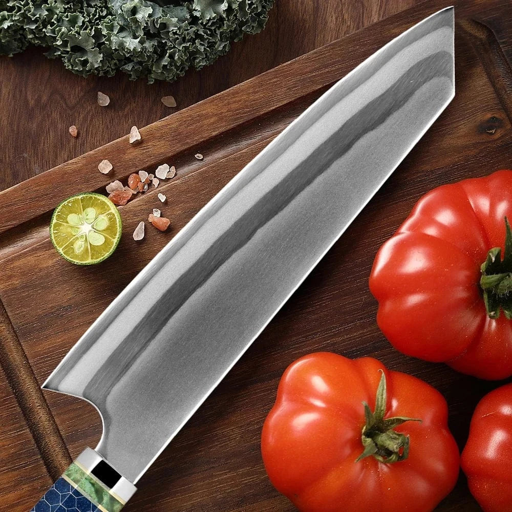 Chef Knife 7Layers 440C Steel Kiritsuke Knife Composite Forging Steel Professional Japanese Kitchen Knife Resin Honeycomb Handle Chef Knife 7Layers 440C Steel Kiritsuke Knife Composite Forging Steel Professional Japanese Kitchen Knife Resin Honeycomb Handle