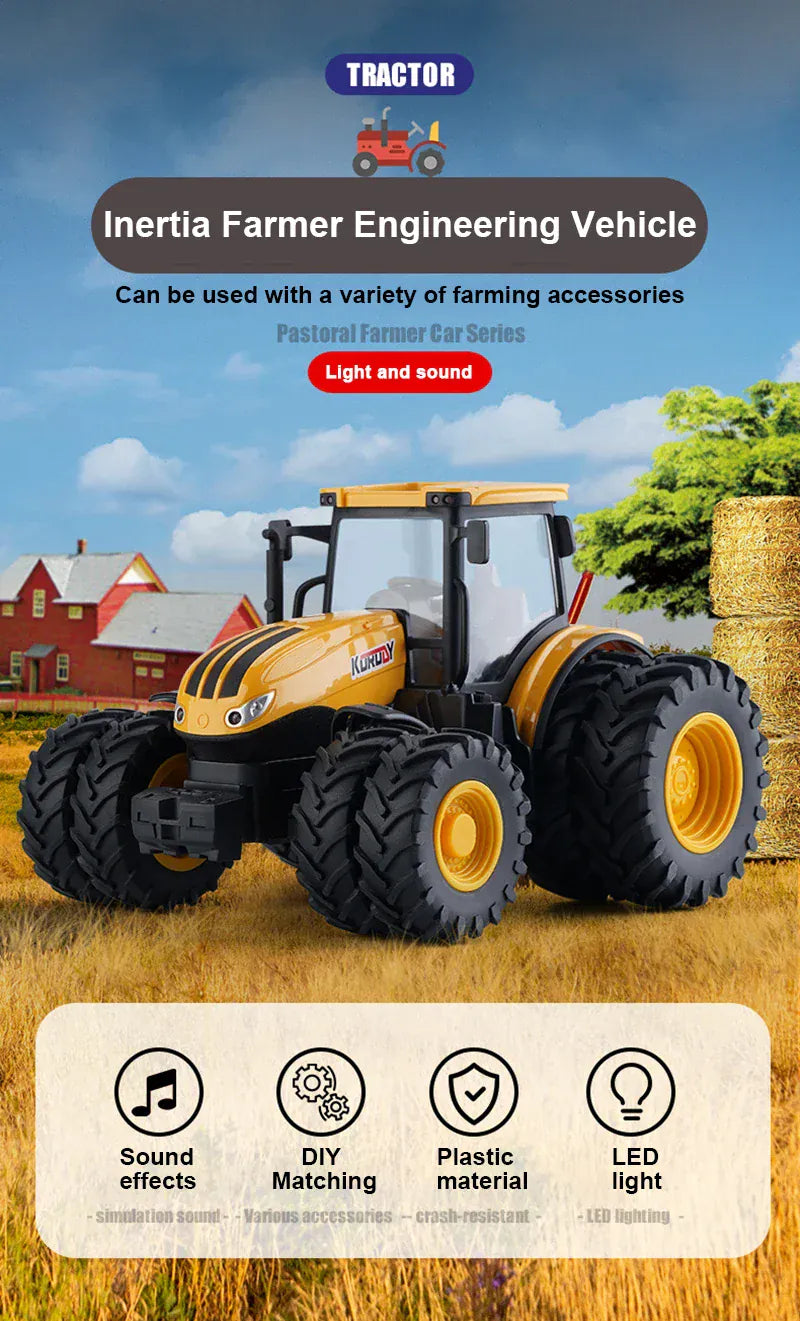 Children Toy Tractor Multiple Accessories To Choose From Children Toy Tractor Multiple Accessories To Choose From