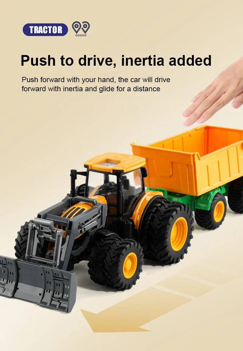 Children Toy Tractor Multiple Accessories To Choose From Children Toy Tractor Multiple Accessories To Choose From