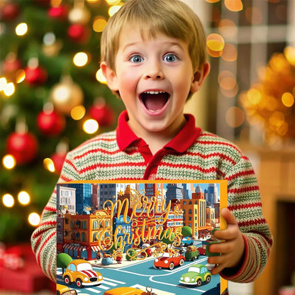 Christmas Advent Calendar Car Toys 24pcs Christmas Advent Calendar Car Toys 24pcs