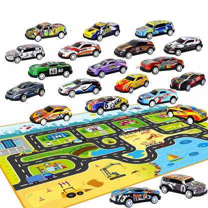 Christmas Advent Calendar Car Toys 24pcs Christmas Advent Calendar Car Toys 24pcs