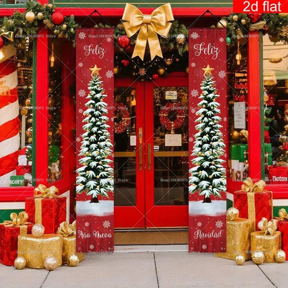 Christmas Door Banner Door Christmas Door Banner Door