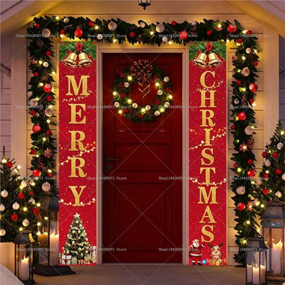 Christmas Door Banner Door Christmas Door Banner Door