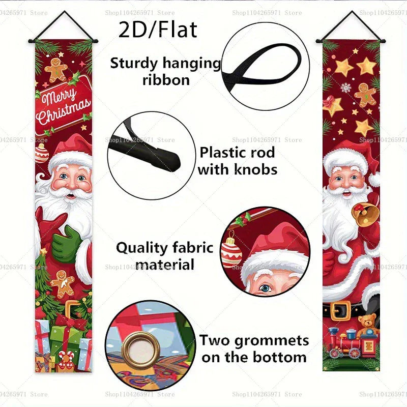 Christmas Door Banner Door Christmas Door Banner Door