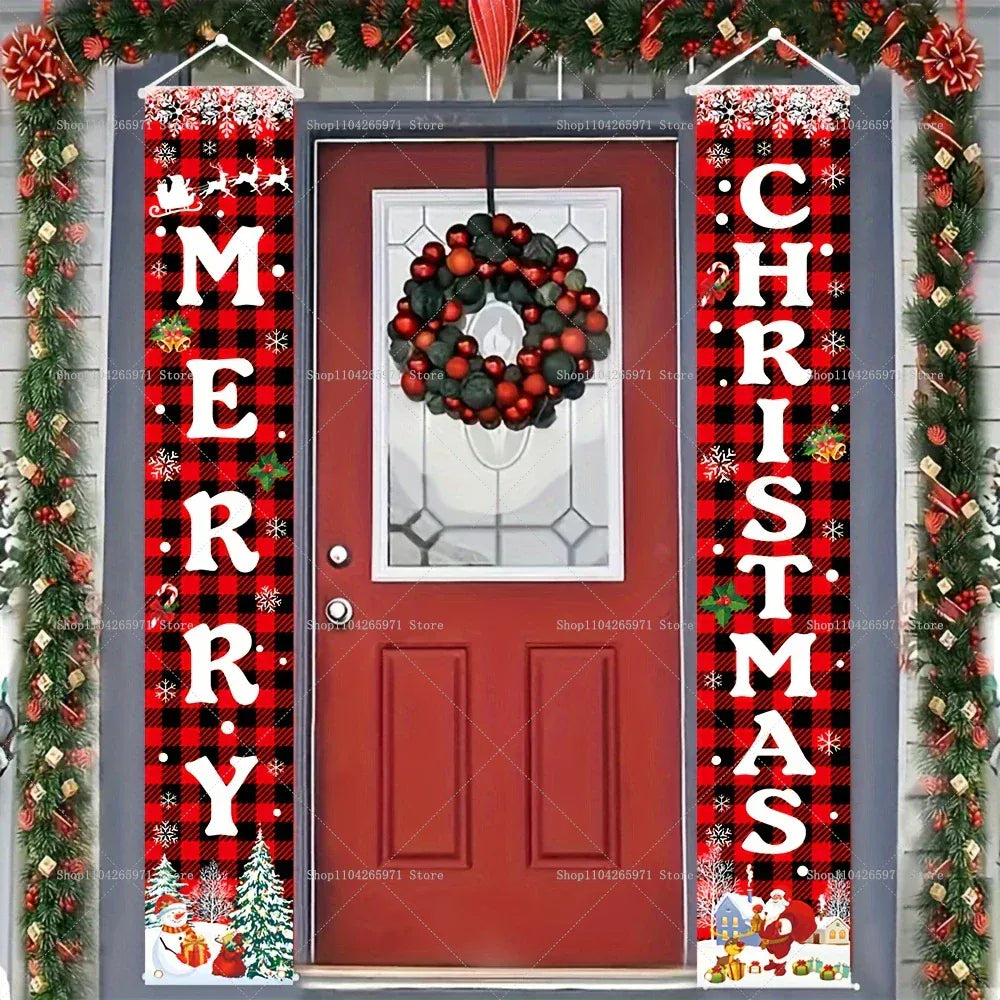 Christmas Door Banner Door Christmas Door Banner Door