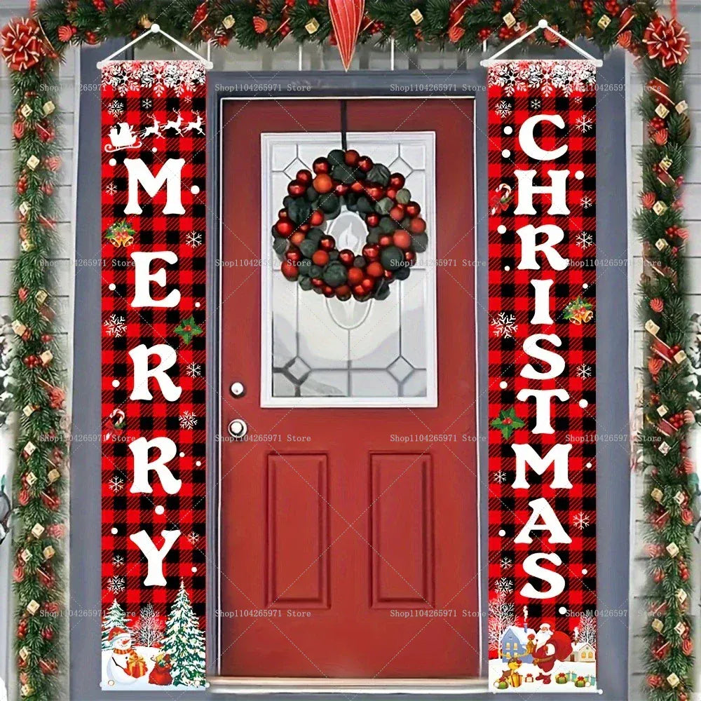 Christmas Door Banner Door Christmas Door Banner Door