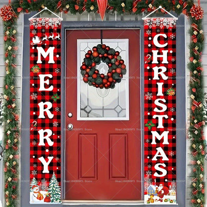 Christmas Door Banner Door Christmas Door Banner Door