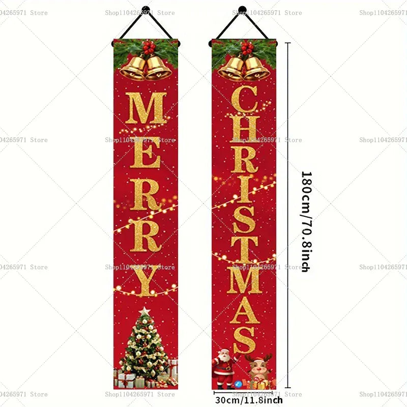 Christmas Door Banner Door Christmas Door Banner Door