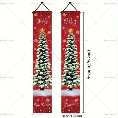 Christmas Door Banner Door Christmas Door Banner Door