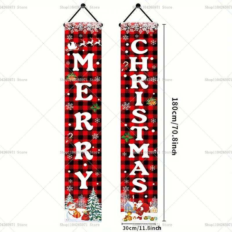 Christmas Door Banner Door Christmas Door Banner Door