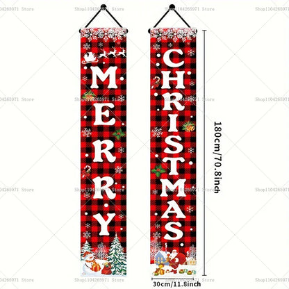 Christmas Door Banner Door Christmas Door Banner Door