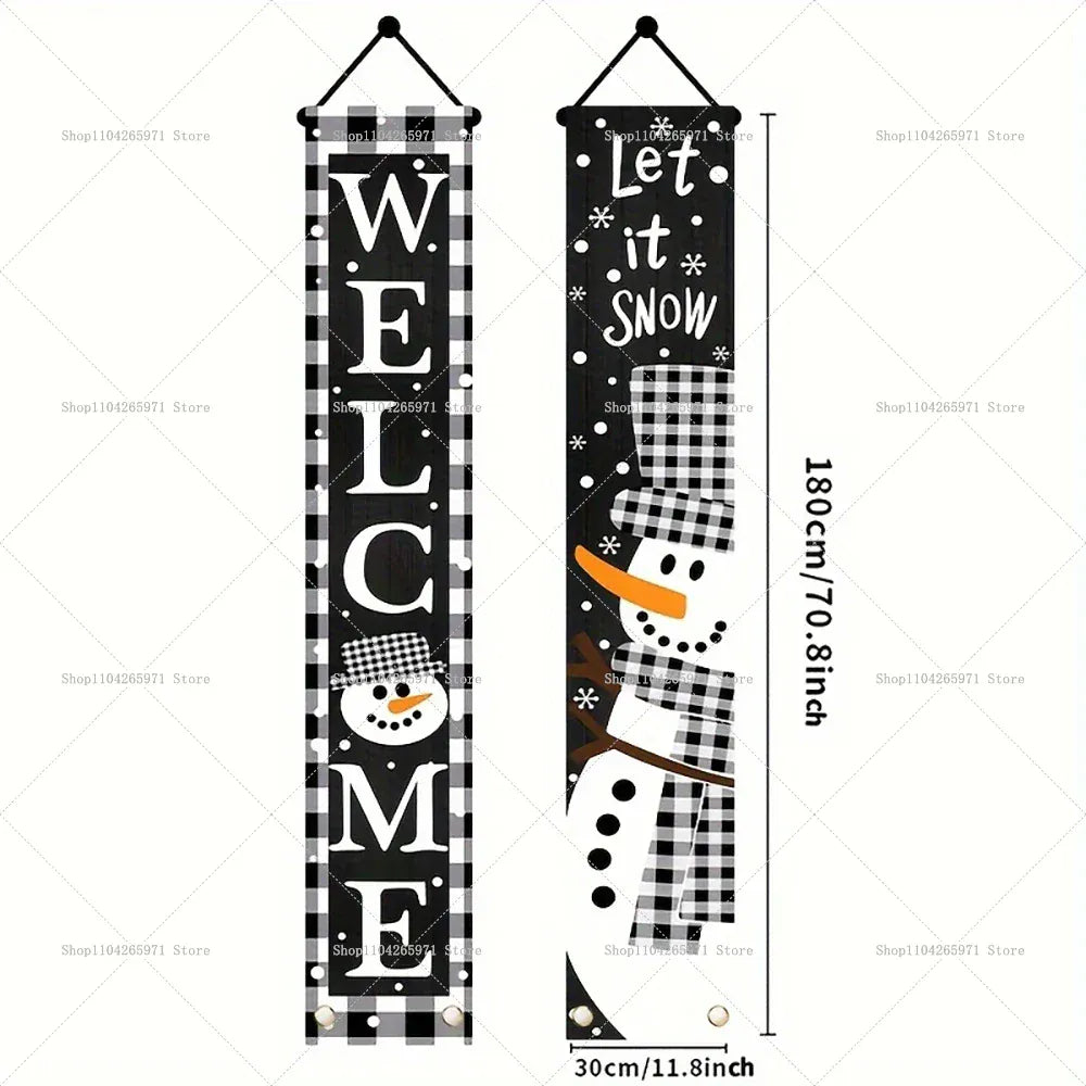Christmas Door Banner Door Christmas Door Banner Door