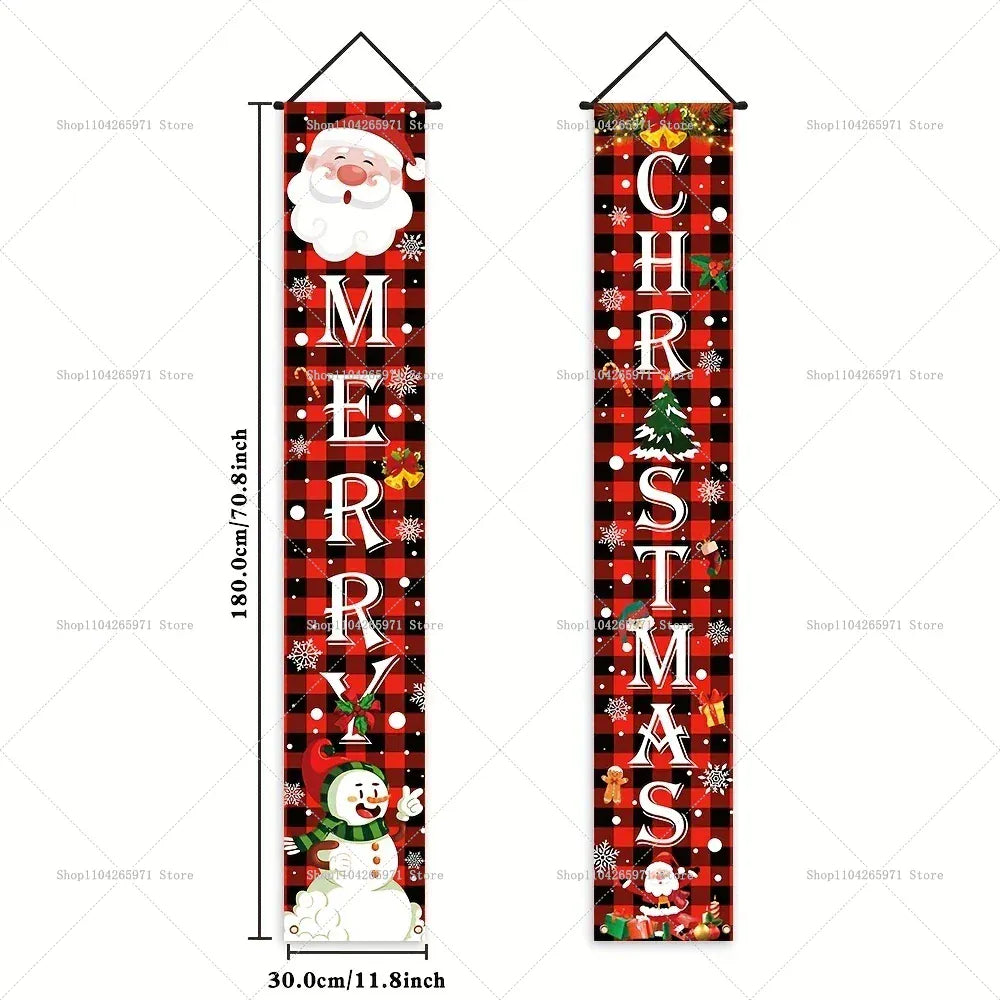 Christmas Door Banner Door Christmas Door Banner Door