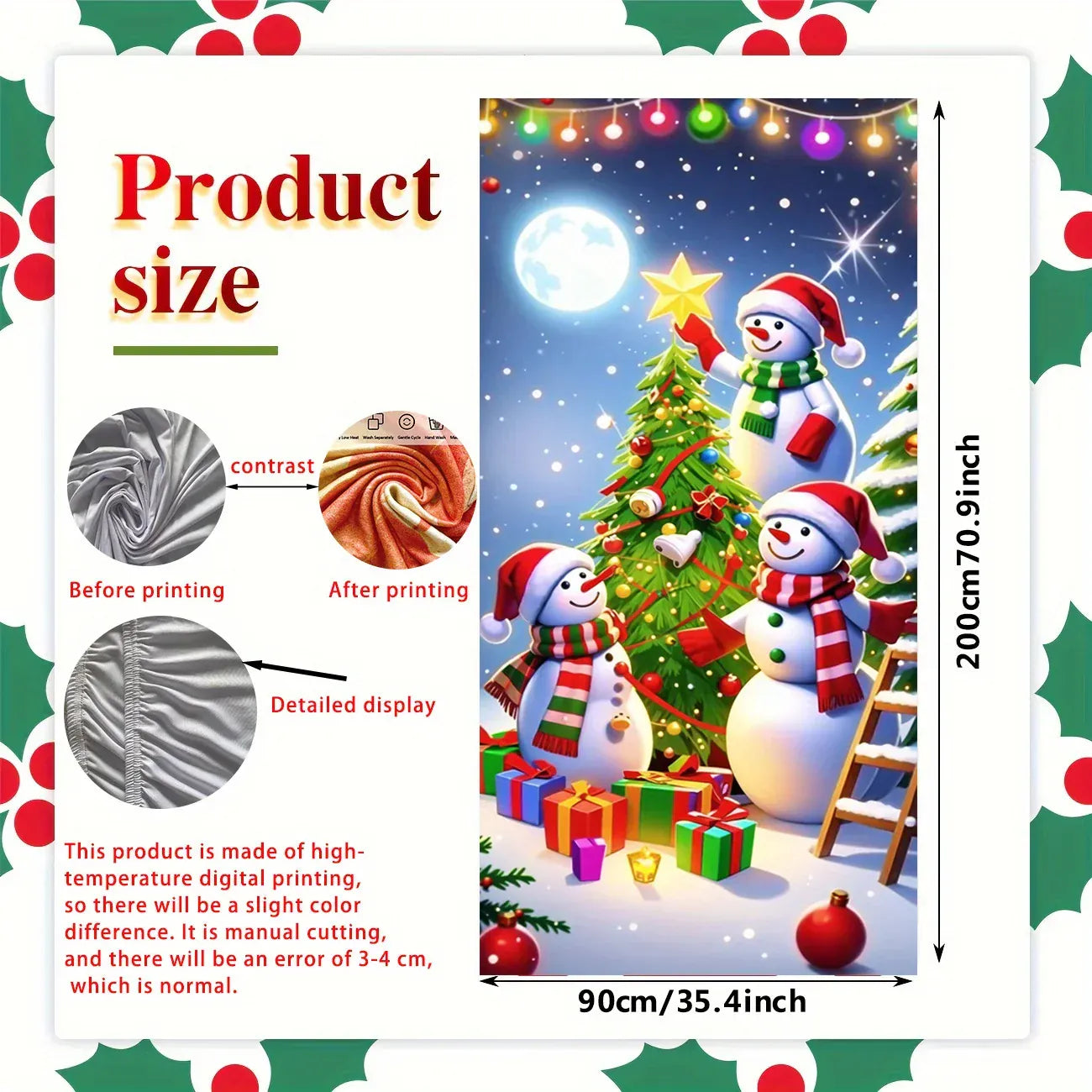 Christmas door casing Christmas door casing