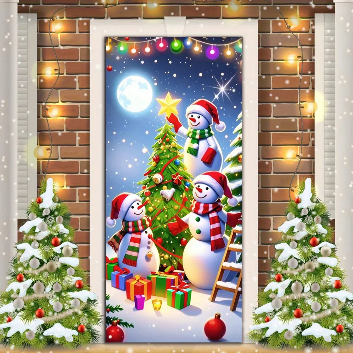 Christmas door casing Christmas door casing