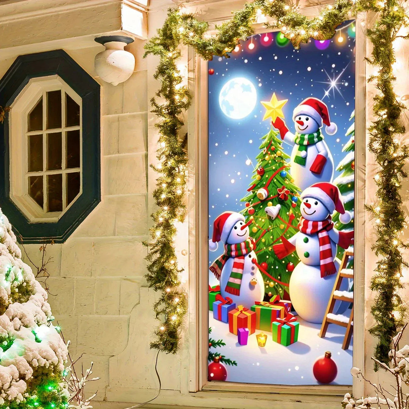 Christmas door casing Christmas door casing