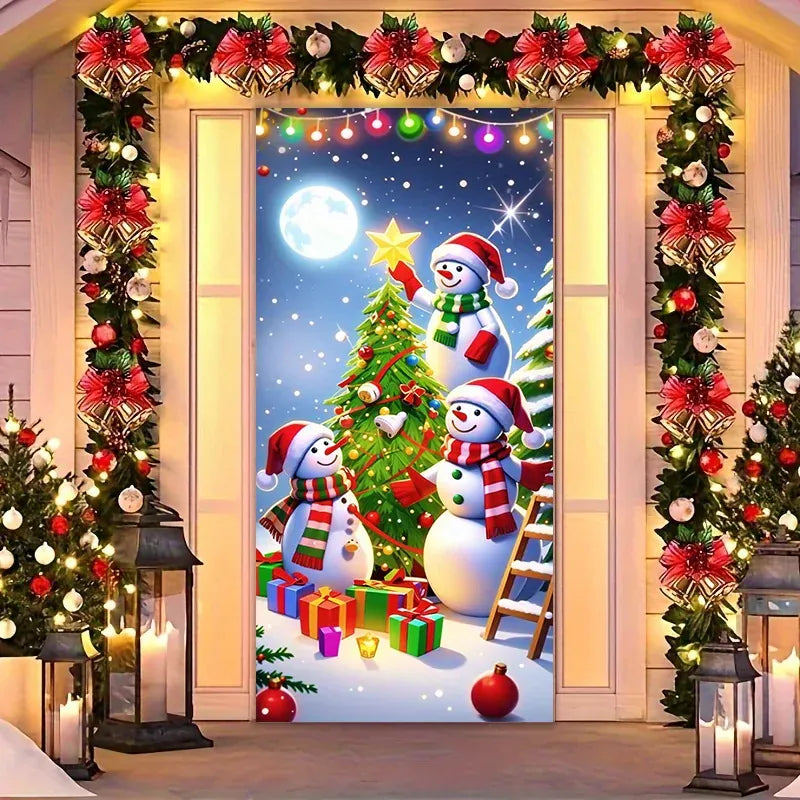 Christmas door casing Christmas door casing