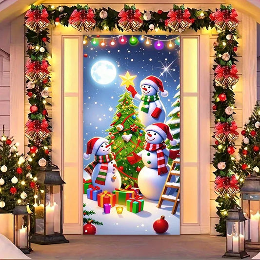 Christmas door casing Christmas door casing