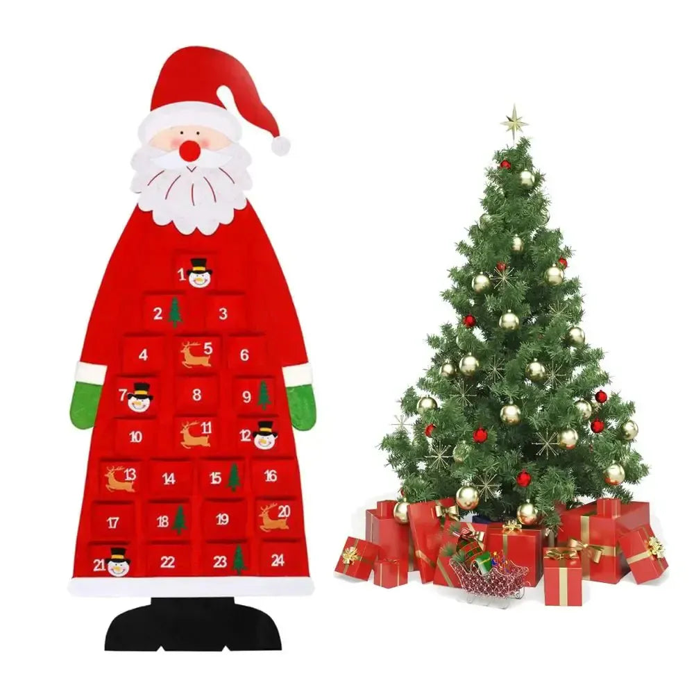 Christmas Felt Tree Advent Calendar Christmas Felt Tree Advent Calendar
