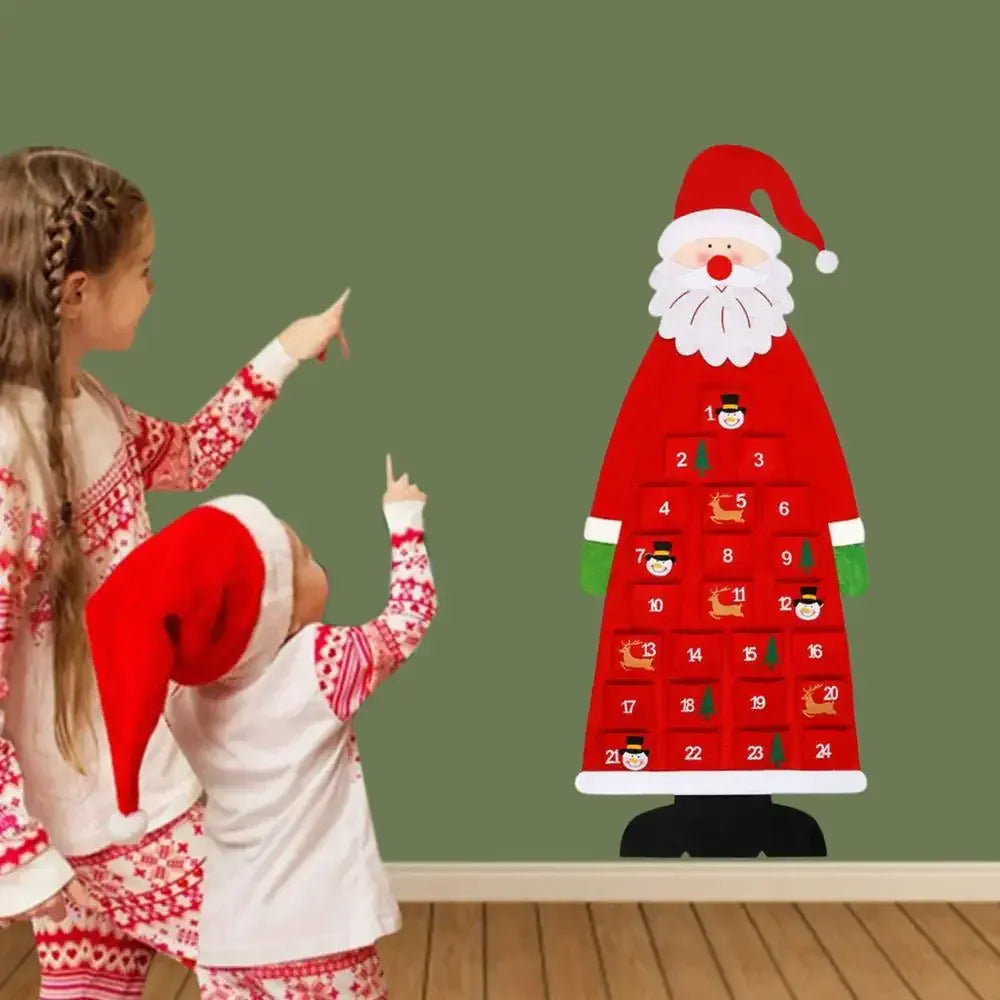 Christmas Felt Tree Advent Calendar Christmas Felt Tree Advent Calendar