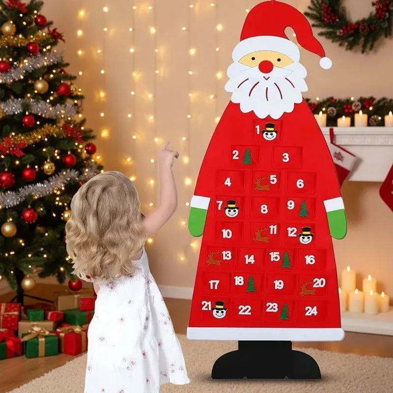 Christmas Felt Tree Advent Calendar Christmas Felt Tree Advent Calendar